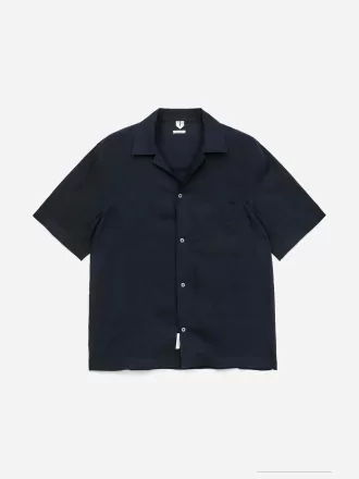 Camisa de lino de manga corta