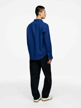 Camisa de lino regular fit