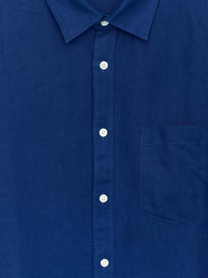 Camisa de lino regular fit