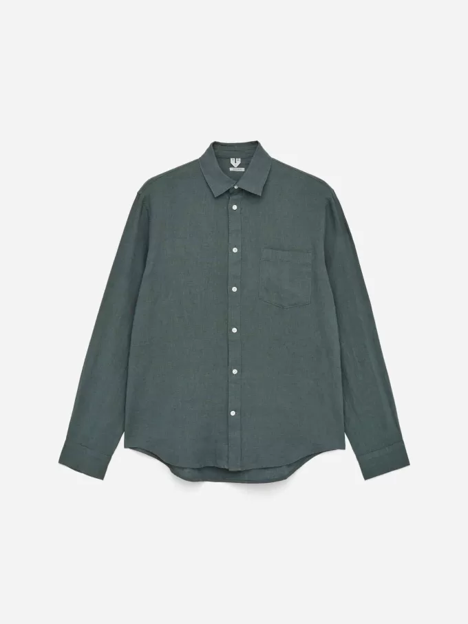 Camisa de lino regular fit Camisa de lino regular fit