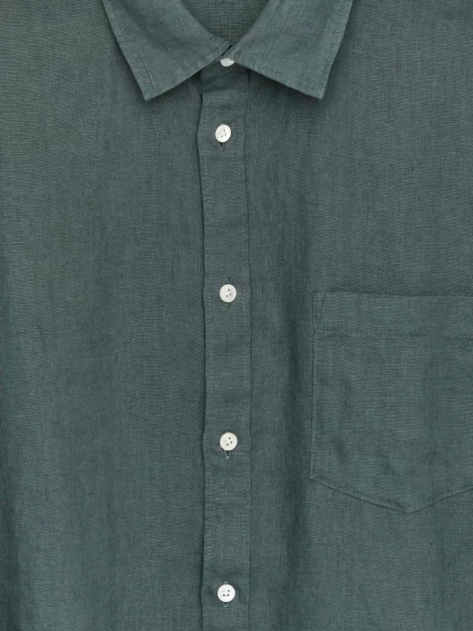 Camisa de lino regular fit Camisa de lino regular fit