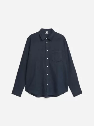 Camisa de lino regular fit