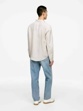 Camisa de lino regular fit