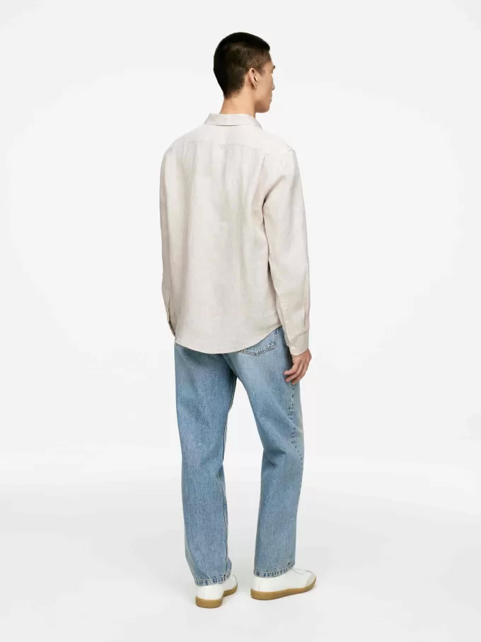 Camisa de lino regular fit Camisa de lino regular fit