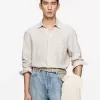 Camisa de lino regular fit Camisa de lino regular fit