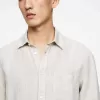 Camisa de lino regular fit Camisa de lino regular fit