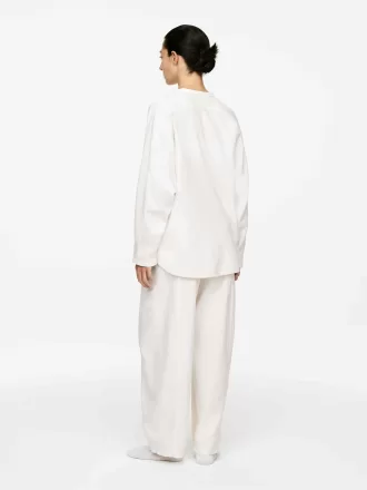 Camisa de lino y algodón