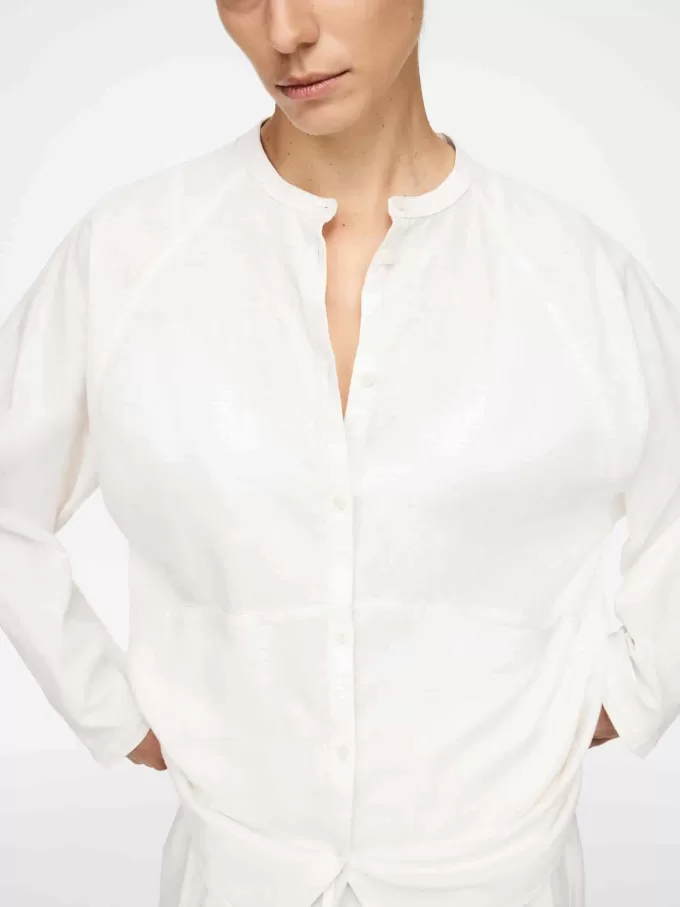 Camisa de lino y algodón Camisa de lino y algodón