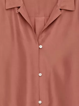 Camisa de pijama de seda