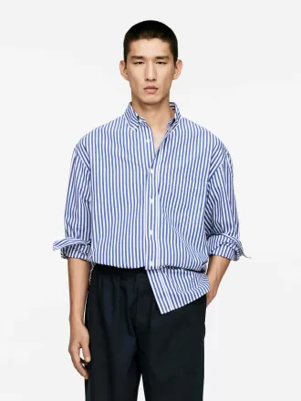 Camisa de popelina extragrande