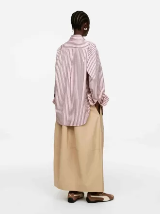 Camisa de popelina holgada