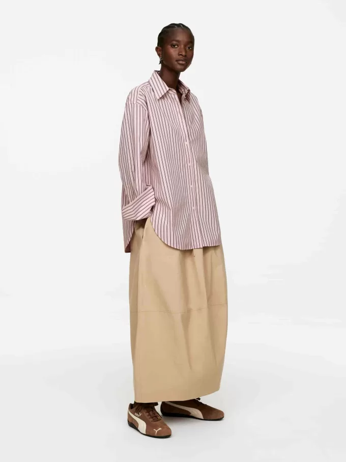 Camisa de popelina holgada Camisa de popelina holgada