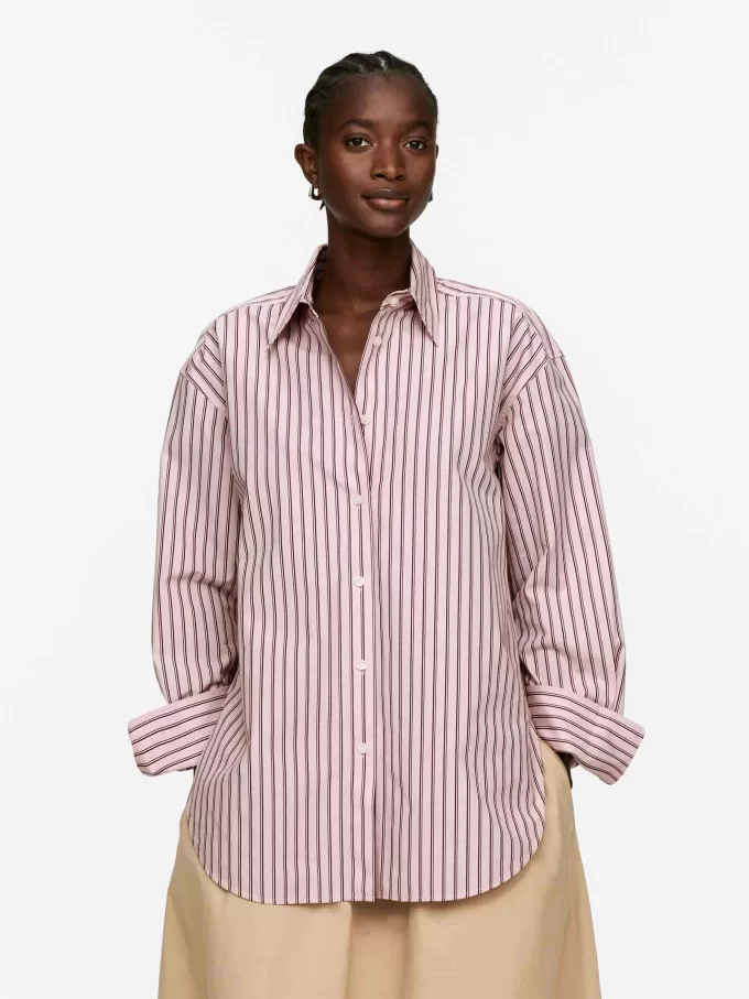 Camisa de popelina holgada Camisa de popelina holgada