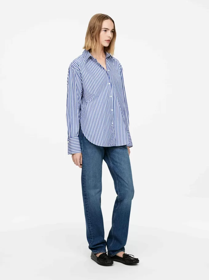 Camisa de popelina holgada Camisa de popelina holgada