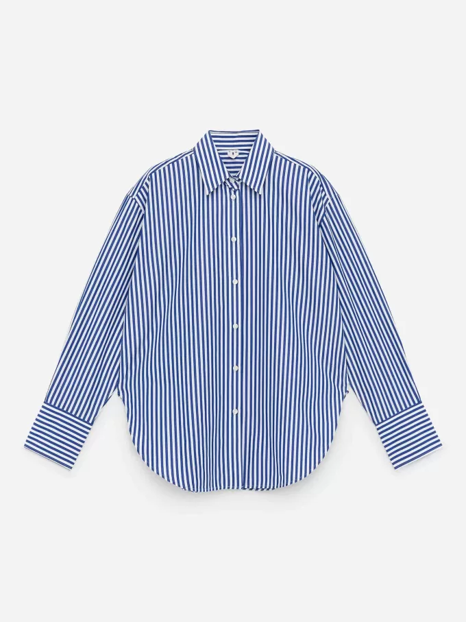 Camisa de popelina holgada Camisa de popelina holgada