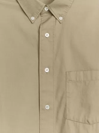 Camisa de sarga de algodón