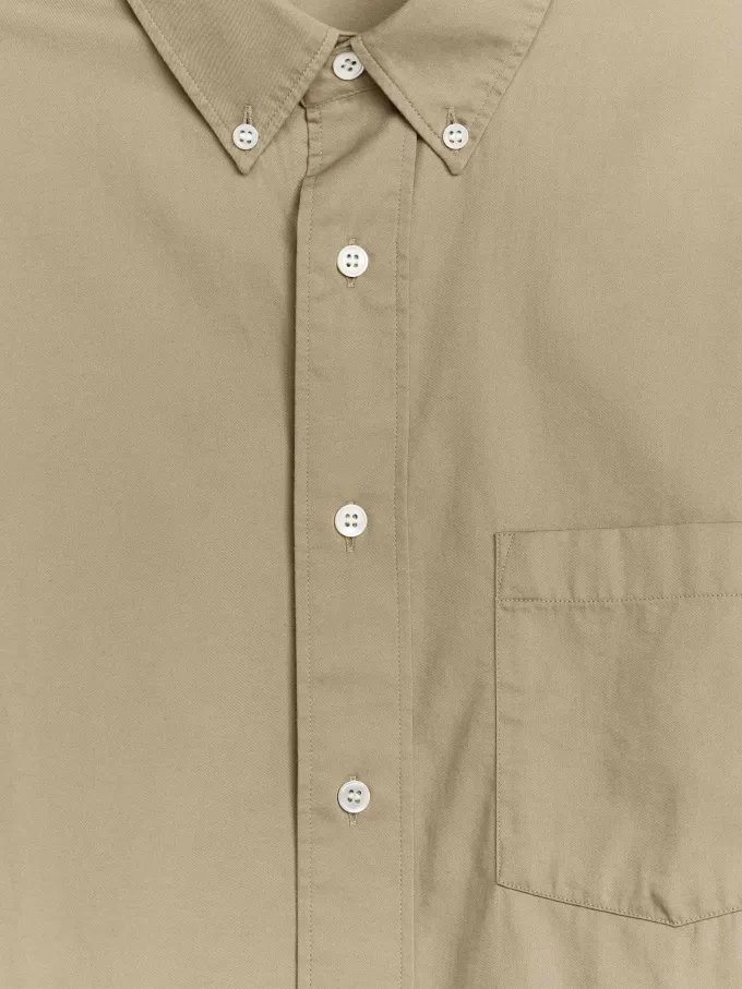 Camisa de sarga de algodón Camisa de sarga de algodón