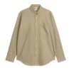 Camisa de sarga de algodón Camisa de sarga de algodón