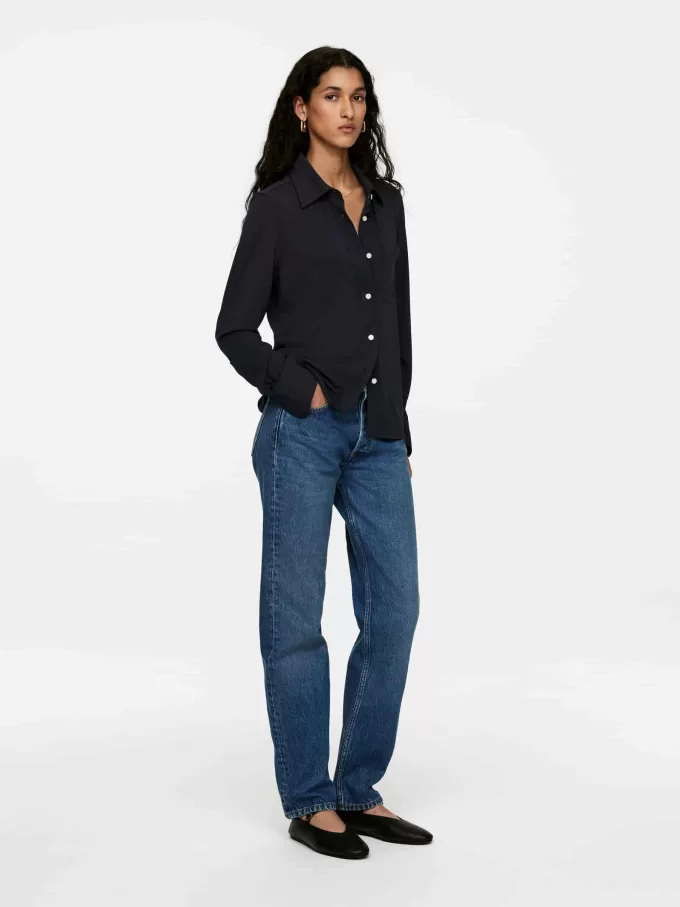 Camisa en mezcla de viscosa Camisa en mezcla de viscosa