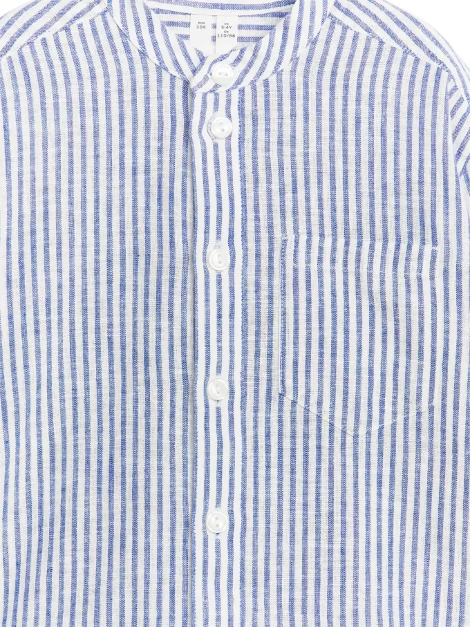 Camisa henley de lino Camisa henley de lino