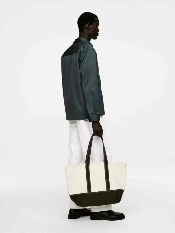 Camisa holgada con pop-over Camisa holgada con pop-over