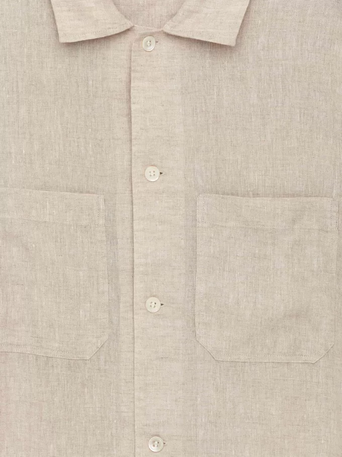 Camisa holgada de lino Camisa holgada de lino