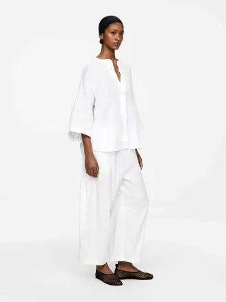 Camisa holgada de lino Camisa holgada de lino