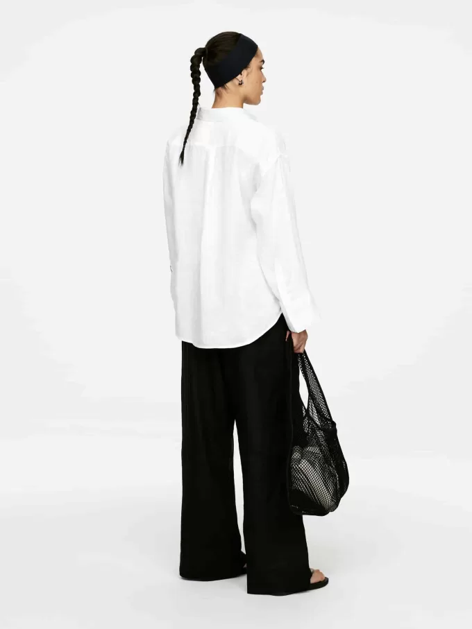 Camisa holgada de lino Camisa holgada de lino