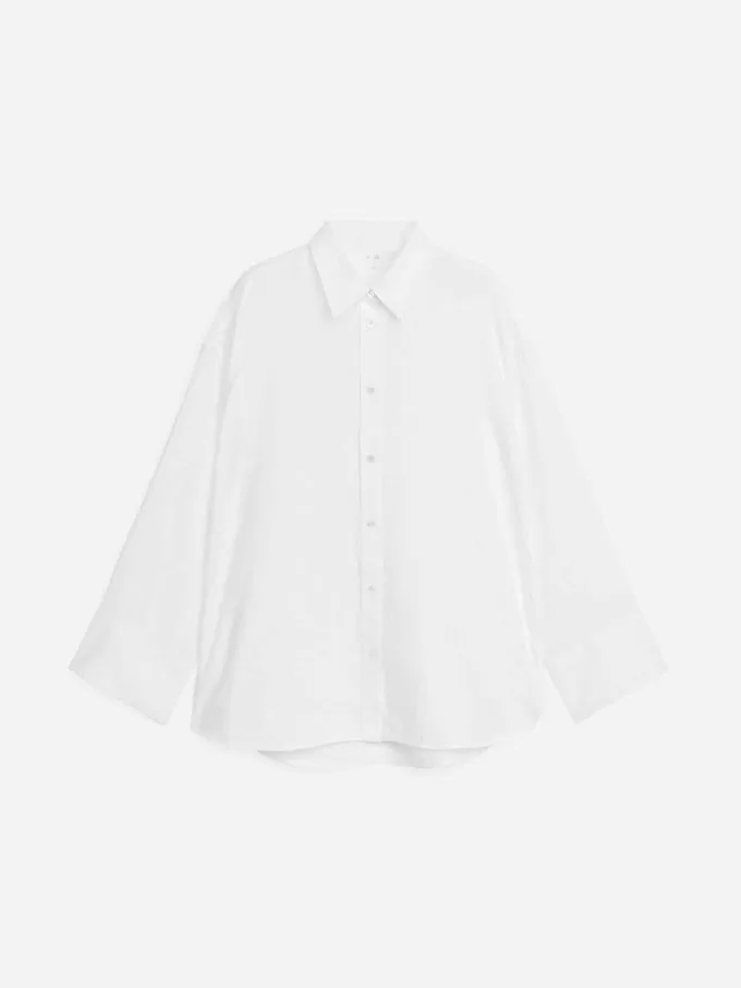 Camisa holgada de lino Camisa holgada de lino