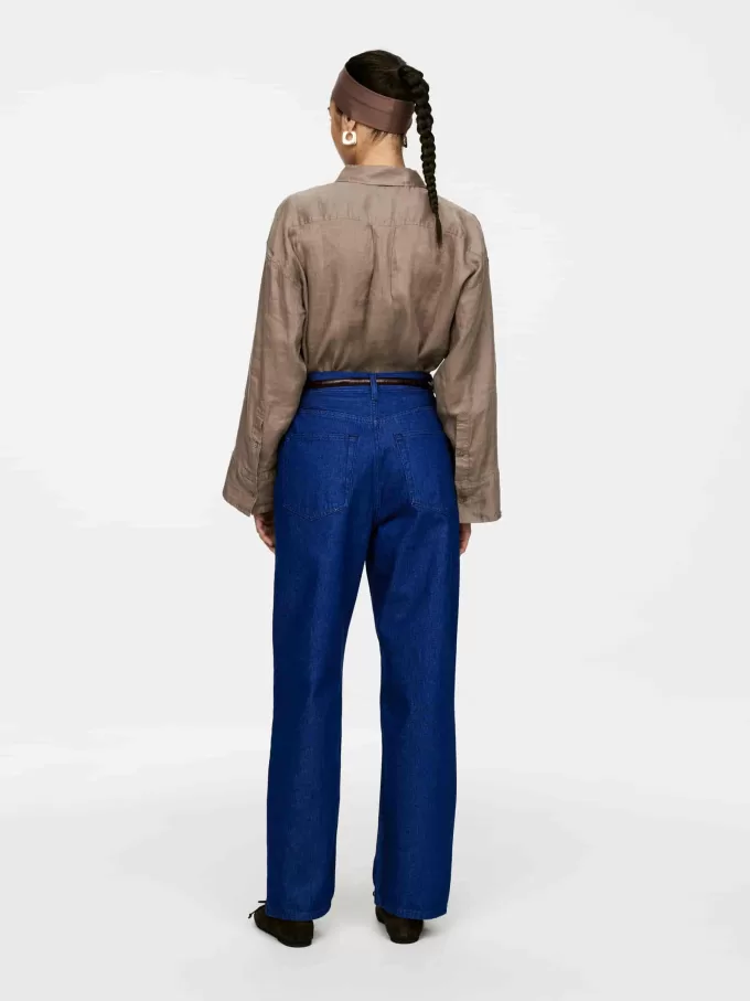 Camisa holgada de lino Camisa holgada de lino