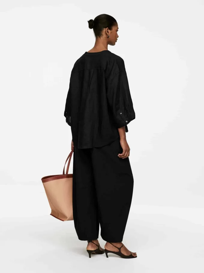 Camisa holgada de lino Camisa holgada de lino