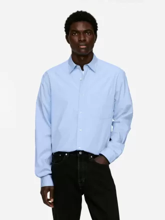 Camisa holgada de popelín