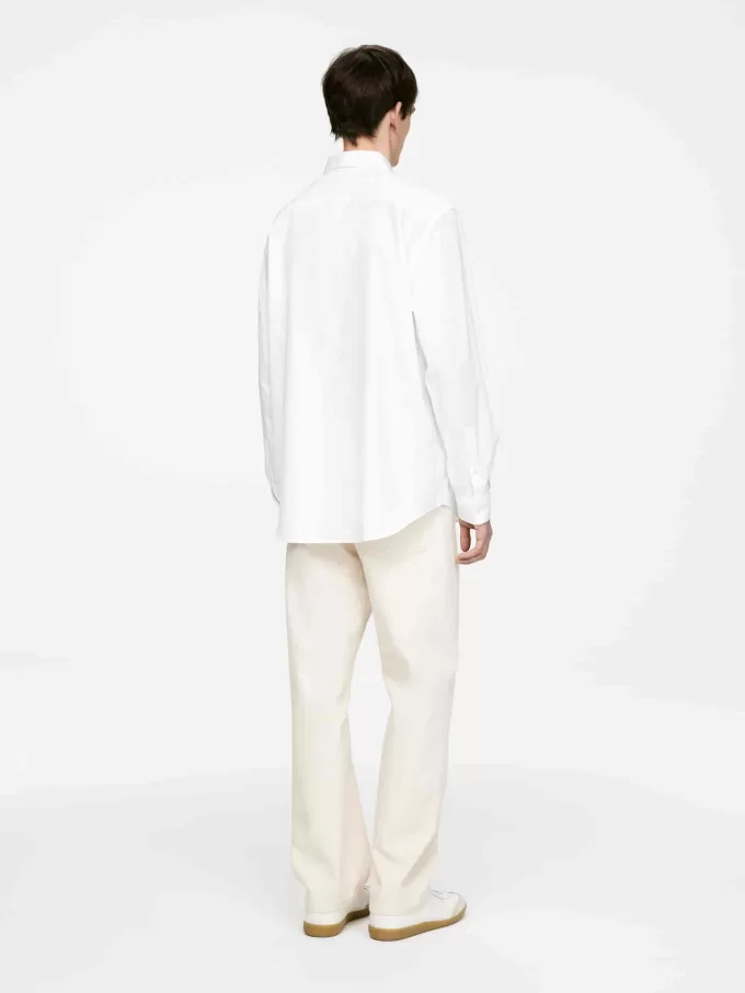 Camisa holgada de popelín Camisa holgada de popelín