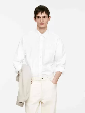 Camisa holgada de popelín