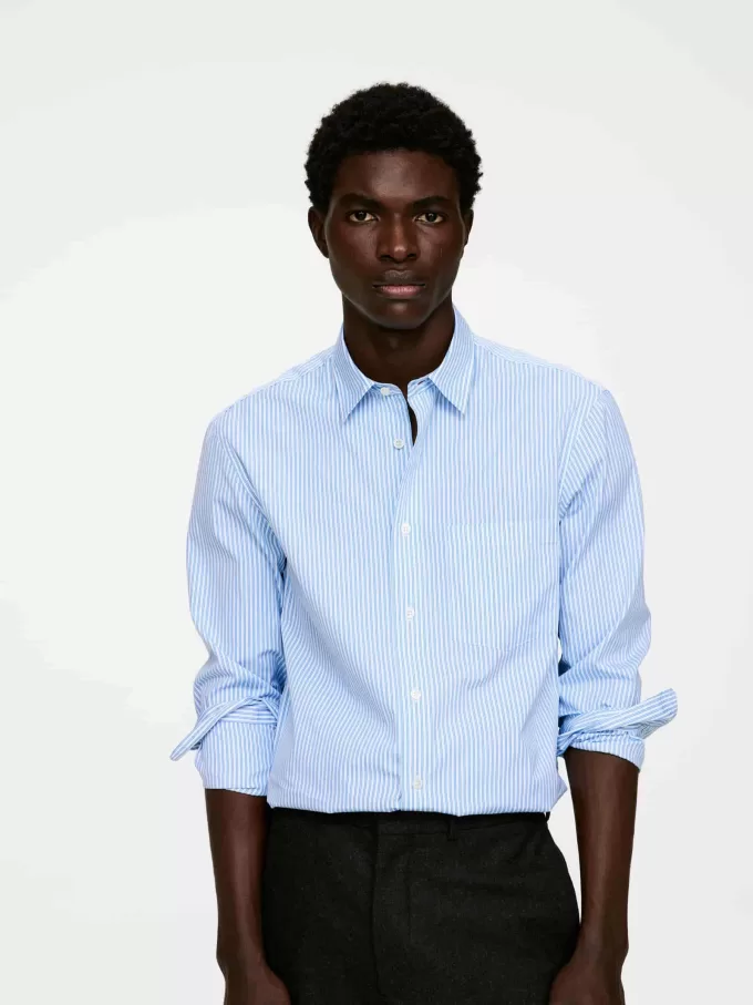 Camisa holgada de popelín Camisa holgada de popelín