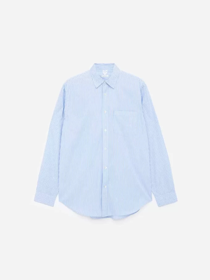 Camisa holgada de popelín Camisa holgada de popelín