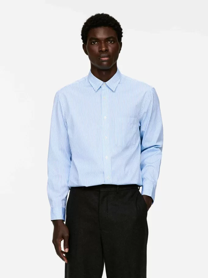 Camisa holgada de popelín Camisa holgada de popelín