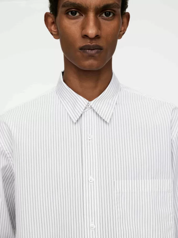 Camisa holgada de popelín Camisa holgada de popelín