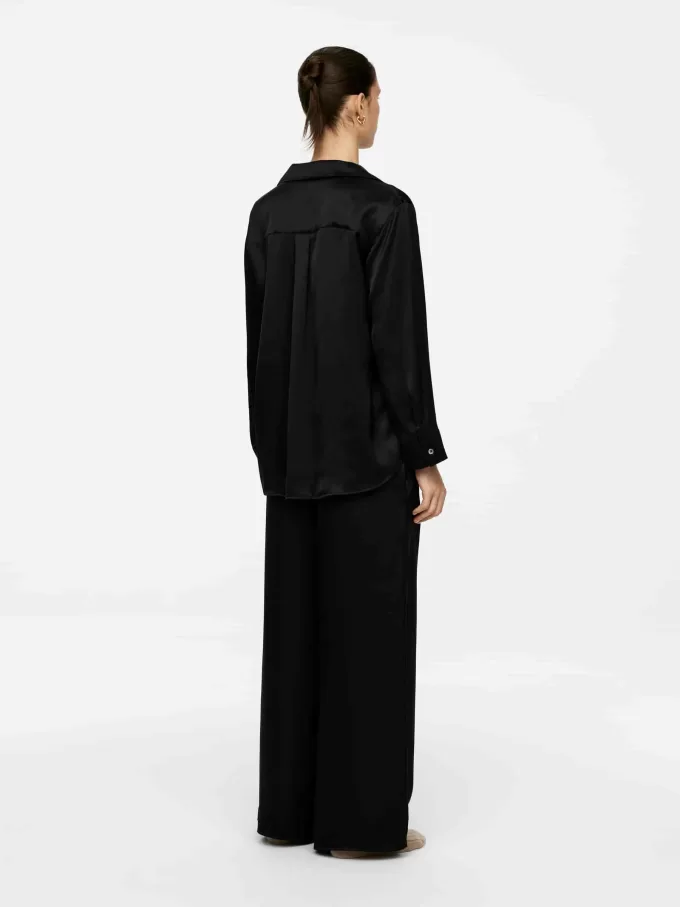 Camisa holgada de seda Camisa holgada de seda