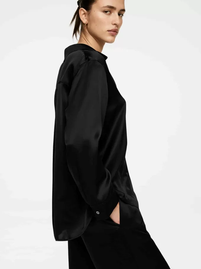 Camisa holgada de seda Camisa holgada de seda