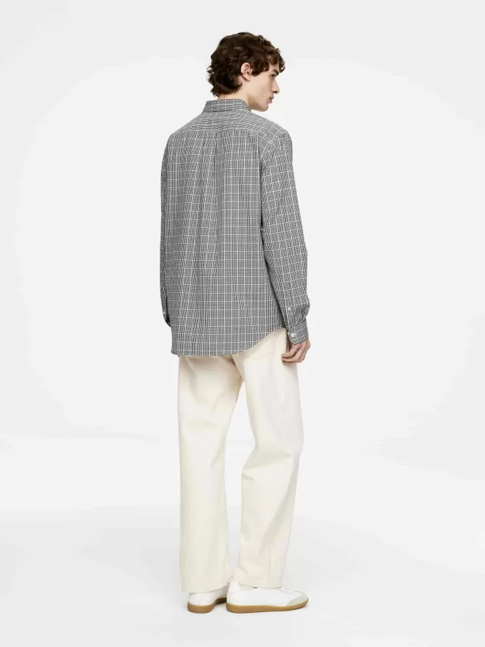 Camisa holgada de seersucker Camisa holgada de seersucker