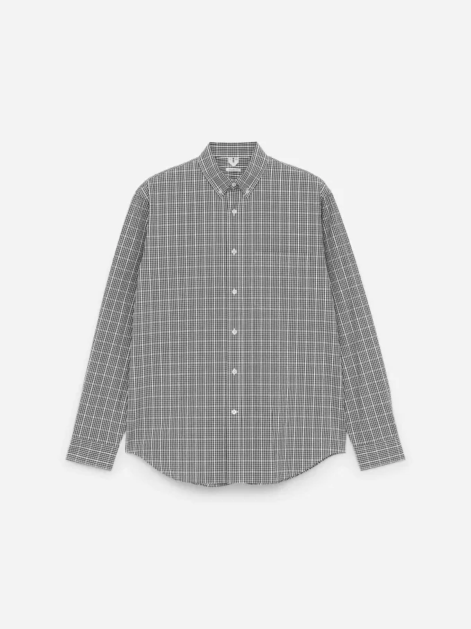 Camisa holgada de seersucker Camisa holgada de seersucker