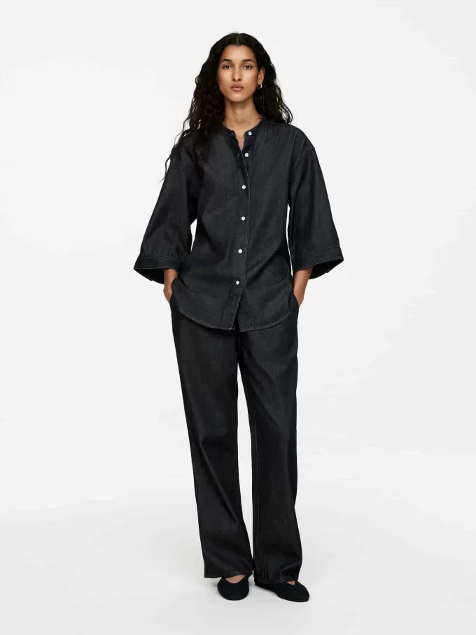 Camisa vaquera cruda Camisa vaquera cruda