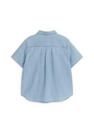 Camisa vaquera de manga corta