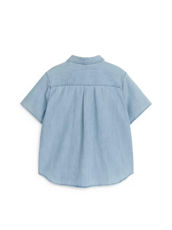 Camisa vaquera de manga corta Camisa vaquera de manga corta