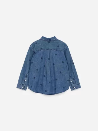 Camisa vaquera estampada