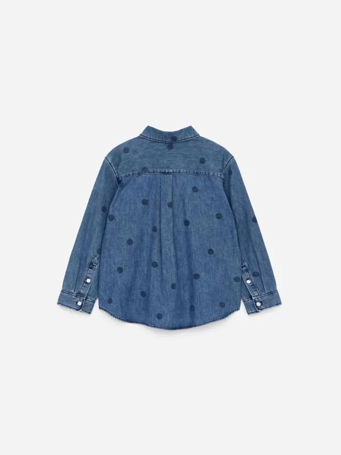 Camisa vaquera estampada Camisa vaquera estampada