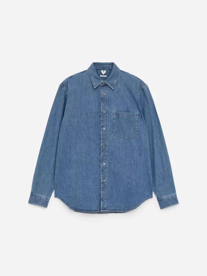 Camisa vaquera holgada Camisa vaquera holgada