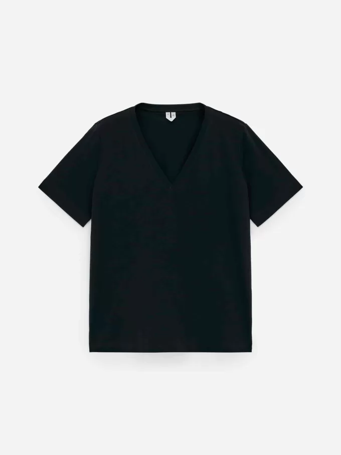 Camiseta con cuello en V Camiseta con cuello en V