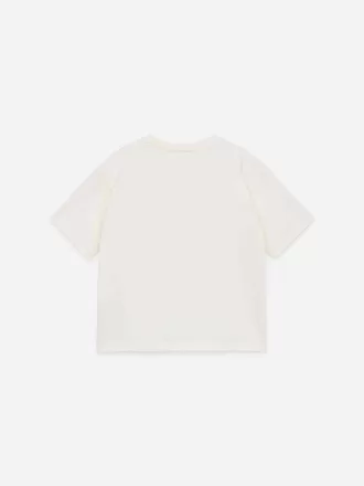 Camiseta con estampado pesado